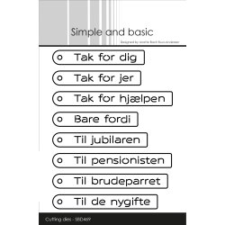 Simple and Basic - Die - Tags Tak
