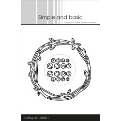 Simple and Basic - Die - Krans med Br