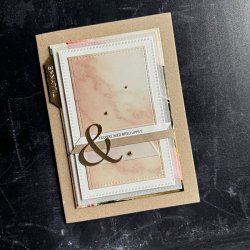 Simple and Basic - Die - Kombi stribede rammer - 5x7''