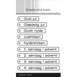 Simple and Basic - Die - Juletekster til tags
