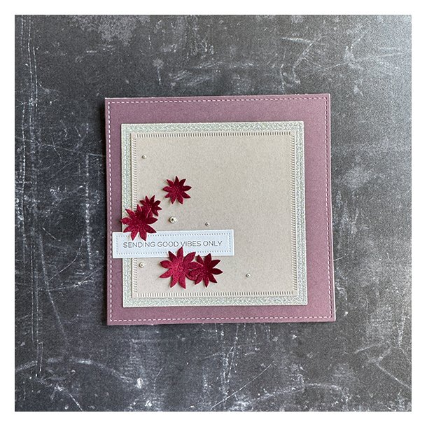 Simple and Basic - Die - Kombi Stribede rammer - Kvadrat