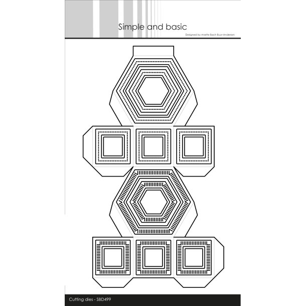 Simple and Basic - Die - Hexagon ske