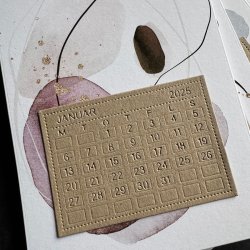 Simple and Basic - Die - Kalender sider 2025 - Jan-Jun - Dansk