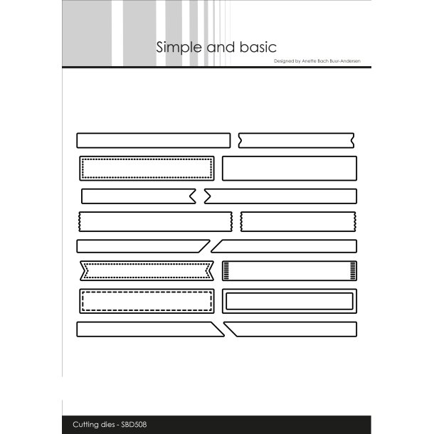Simple and Basic - Die - En masse forskellige bannere