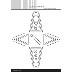 Simple and Basic - Die - Firkantet Gaveske