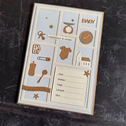 Simple and Basic - Die - A5 ramme med vinduer