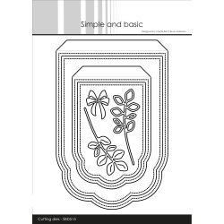 Simple and Basic - Die - A6 og A7 Kortforside