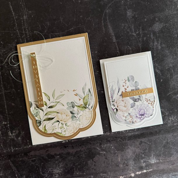 Simple and Basic - Die - A6 og A7 Kortforside