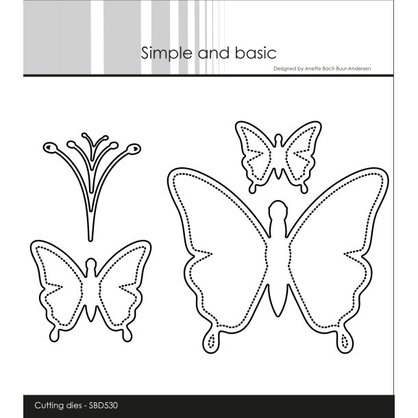 Simple and Basic - Die - Simple Sommerfugle - Solid