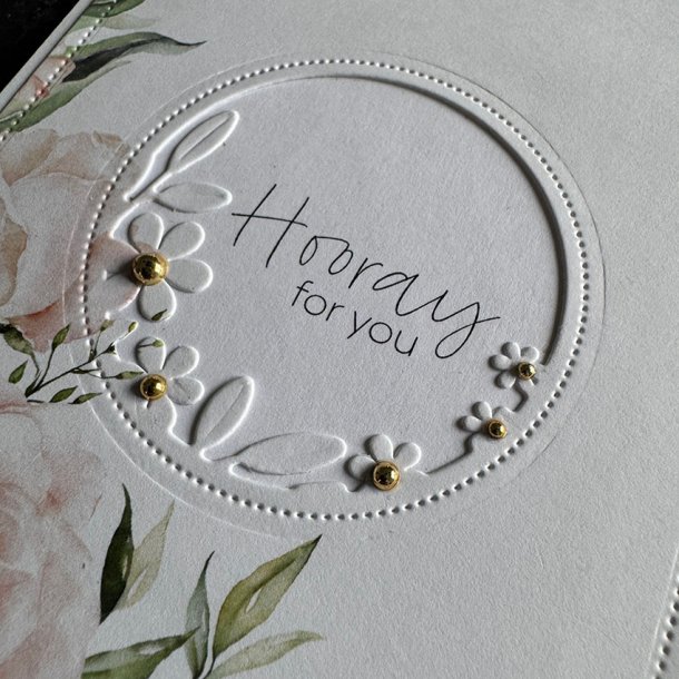 Simple and Basic - Die - Vindue med blomster