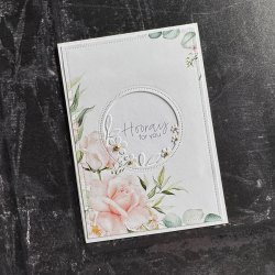 Simple and Basic - Die - Vindue med blomster