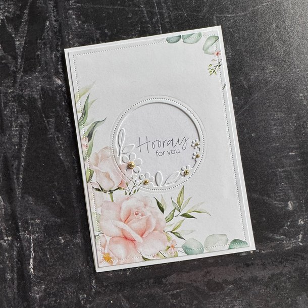 Simple and Basic - Die - Vindue med blomster