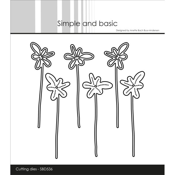 Simple and Basic - Die - Funky Blomster #2
