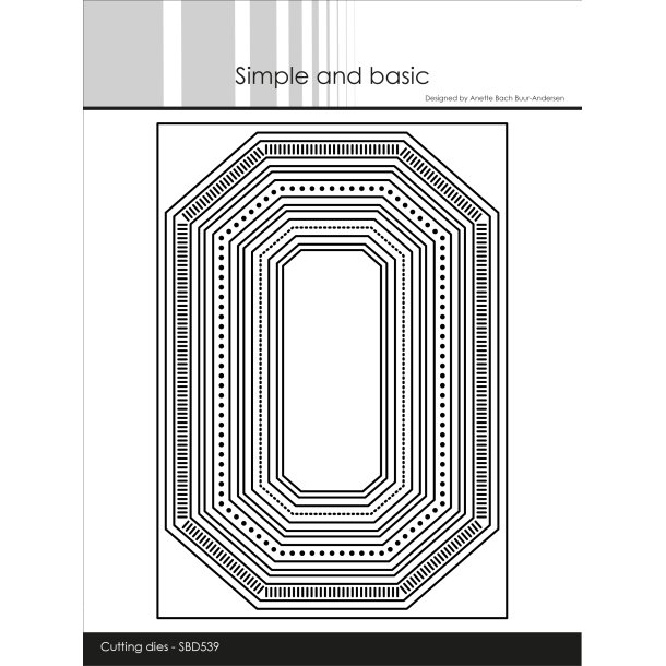Simple and Basic - Die - Kantede Rammer - A6