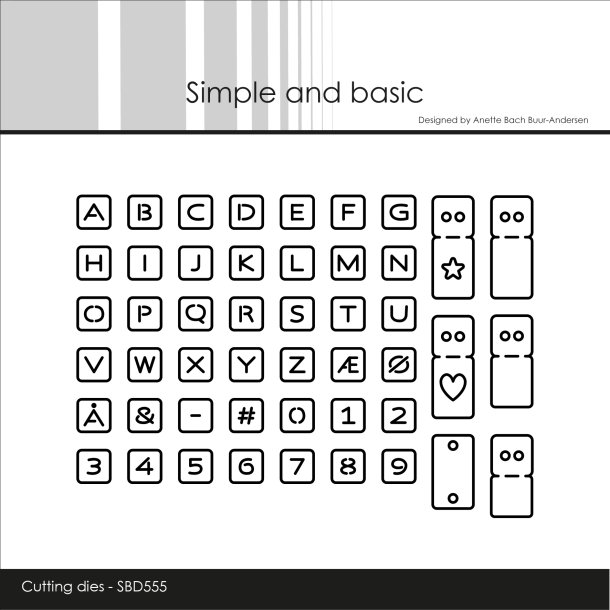 Simple and Basic - Die - Alfabet blokke