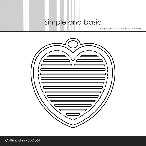 Simple and Basic - Die - Hjerte med linjer