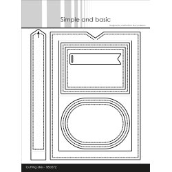 Simple and Basic - Die - Sliding card