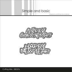 Simple and Basic - Die - Merry Christmas / Happy New Year tekster - Engelsk
