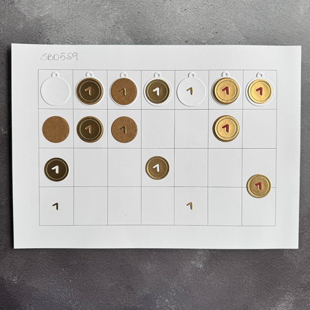 Simple and Basic - Die - Cirkler med tal