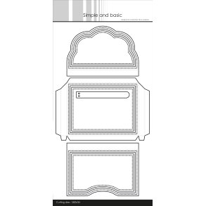 Simple and Basic - Die - A7 Gavekort Kuvert