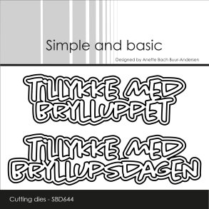Simple and Basic - Die - Tillykke Med Brylluppet
