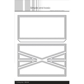 Simple and Basic - Die - Mini slim foldekort