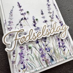 Simple and Basic - Die + stempel - Danske tekster - Tillykke / F�dseldag / Bryllup