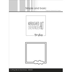 Simple and Basic - Die + stempel - Bryllup