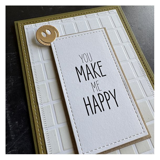 Simple and basic - Stencil - A5 - Tilbehr til SBD494