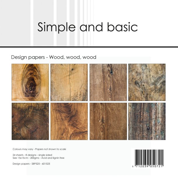 Simple and Basic - Blok 6" - Tr
