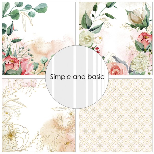 Simple and Basic - Blok 6'' - A Touch Of Spring