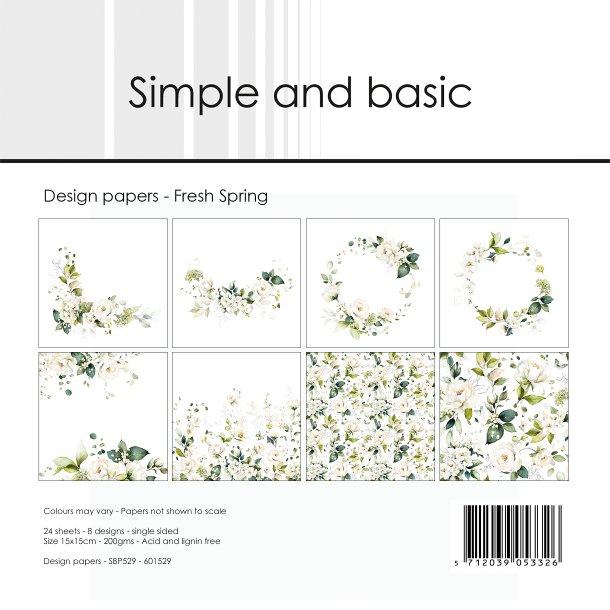 Simple and Basic - Blok 6"- Fresh Spring