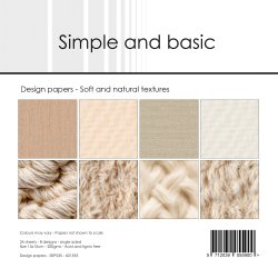 Simple and Basic - Blok 6" - Soft and natural textures