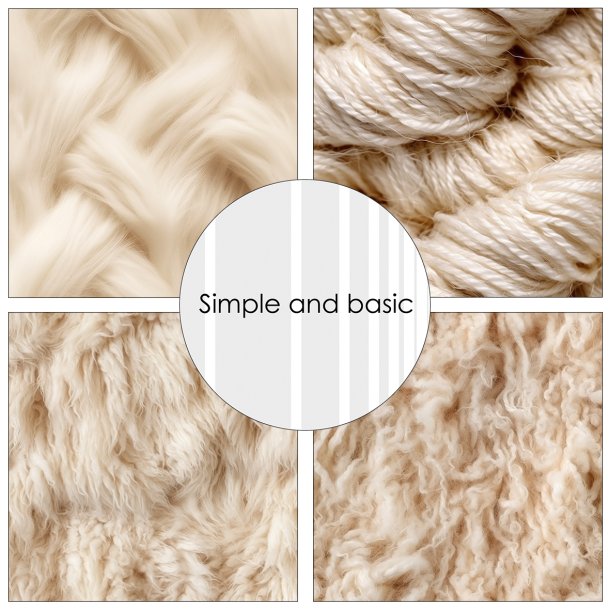 Simple and Basic - Blok 6" - Soft and natural textures