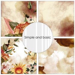 Simple and Basic - Blok 6" - A touch of autumn