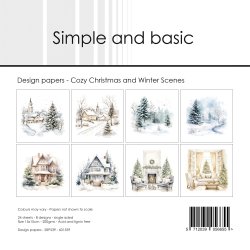 Simple and Basic - Blok 6'' - Cozy Christmas and Winter Scenes