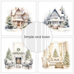 Simple and Basic - Blok 6'' - Cozy Christmas and Winter Scenes