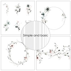 Simple and Basic - Blok 6'' - Grey Tranquility