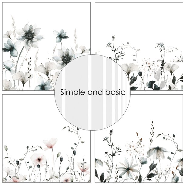 Simple and Basic - Blok 6'' - Grey Tranquility
