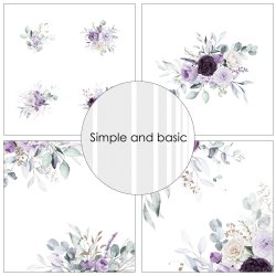 Simple and Basic - Blok 6'' - Purple Romance