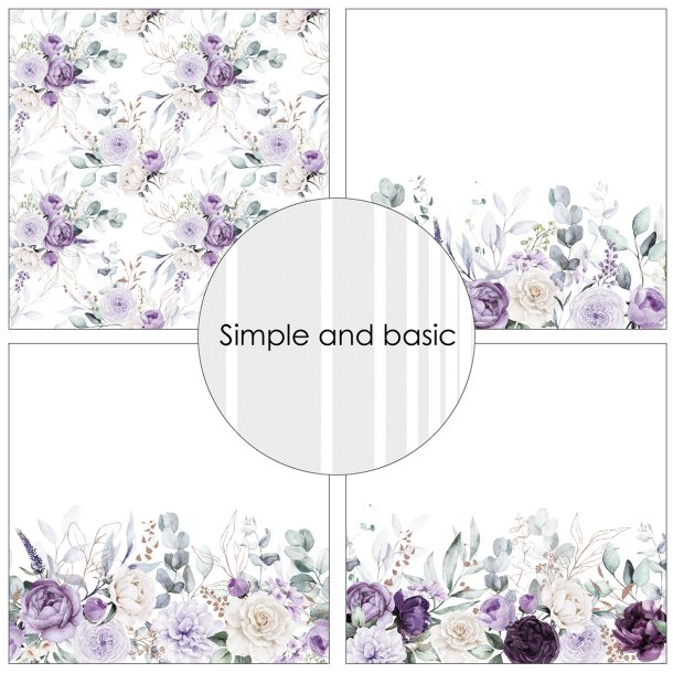 Simple and Basic - Blok 6'' - Purple Romance