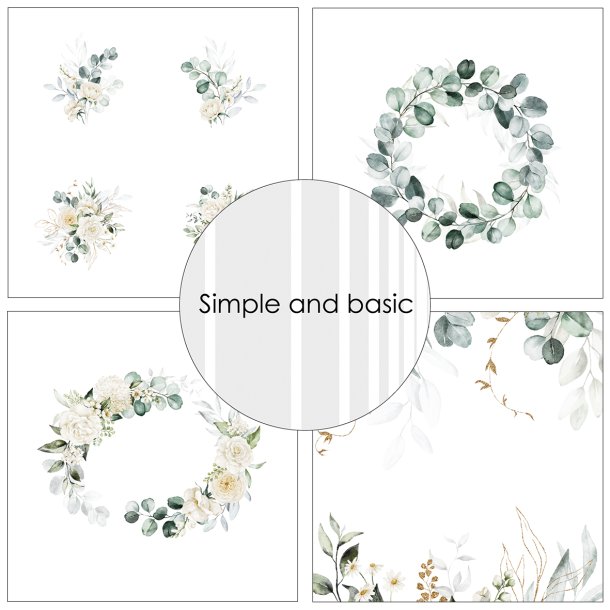 Simple and Basic - Blok 6'' - Soft and elegant