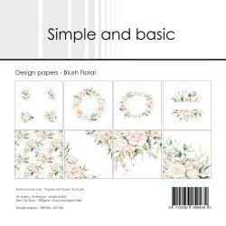 Simple and Basic - Blok 6'' - Blush Floral