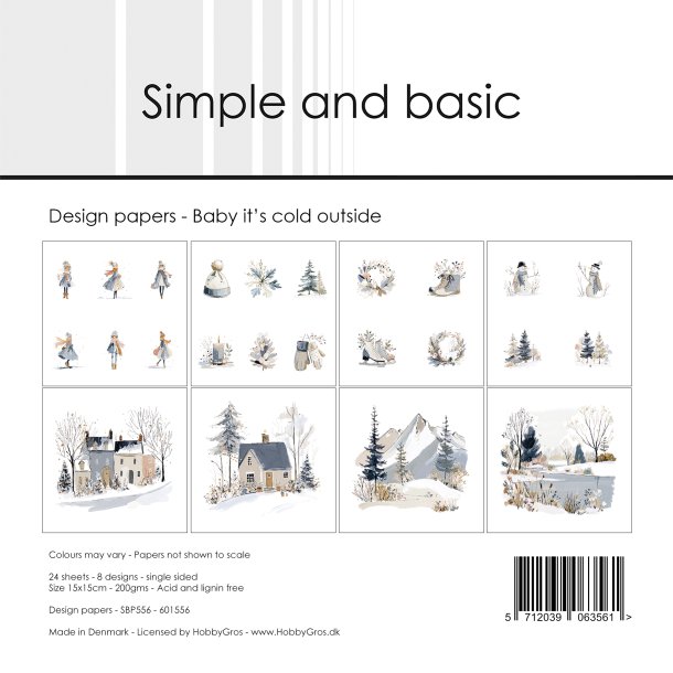 Simple and Basic - Blok 6" - Baby it's cold outside