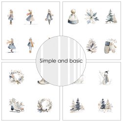 Simple and Basic - Blok 6" - Baby it's cold outside