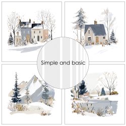 Simple and Basic - Blok 6" - Baby it's cold outside
