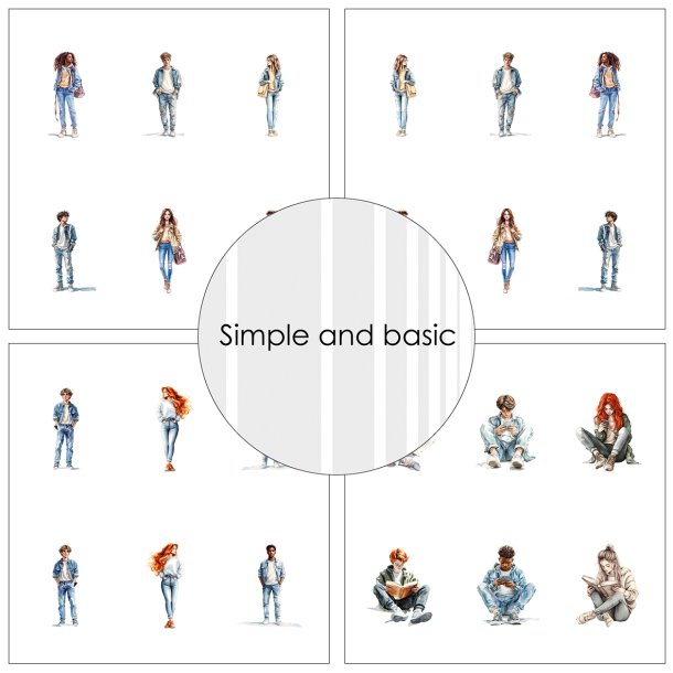 Simple and Basic - Blok 6" - Young People