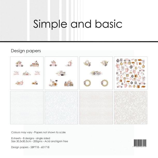 Simple and Basic - Blok 12" - Cozy Christmas