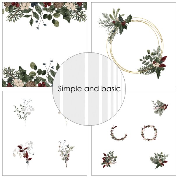 Simple and Basic - Blok 12" - Scent Of Winter