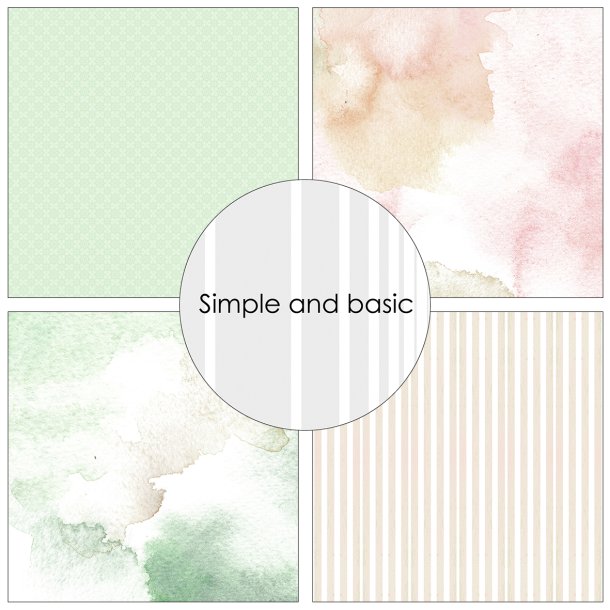 Simple and Basic - Blok 12'' - A Touch Of Spring